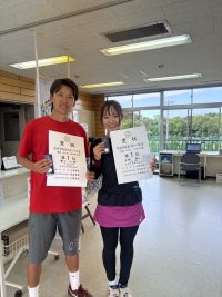 🏆熊谷市市民大会ミックスダブルス 優勝しました🎉