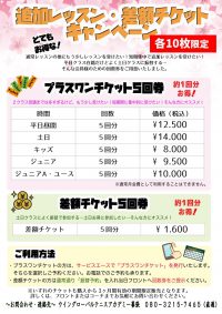 プラスワンチケット回数券