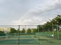 虹が見れました！