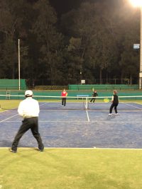 本日、智光山公園テニススクールでイベントでした！